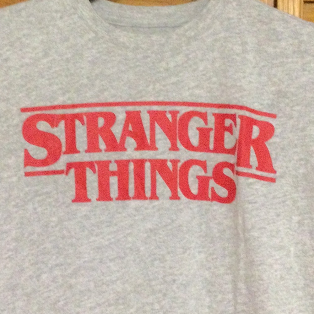 Stranger Things Gray Short Sleeve Tee - Picture 2 of 5